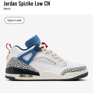 Jordan Spizike Low CN Mens Sneakers